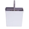 Seau essoreur compact 10L avec balai rotatif et 1 recharge 30,5x22xH148cm