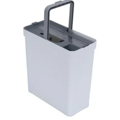Seau essoreur compact 10L avec balai rotatif et 1 recharge 30,5x22xH148cm