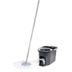 Seau essoreur 5L à pédale avec balai rotatif