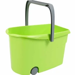 Seau Wash Easy à roulettes Paul Masquin vert et gris