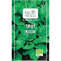 Semence Epinard Matador bio vert 1 gr