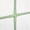 Serre murale PVC transparent et métal 100x200xH215cm
