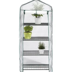 Serre 4 étages transparent et vert 69x49xH158cm 0,33m² < Gifi Online