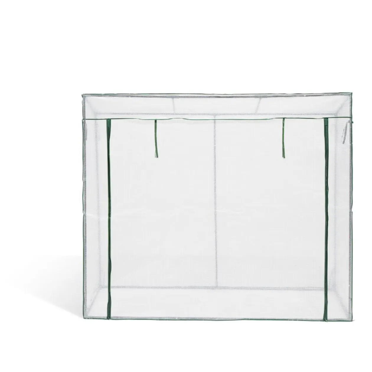 Serre à tomates transparente et verte 200x80xH169cm - 1,6m²