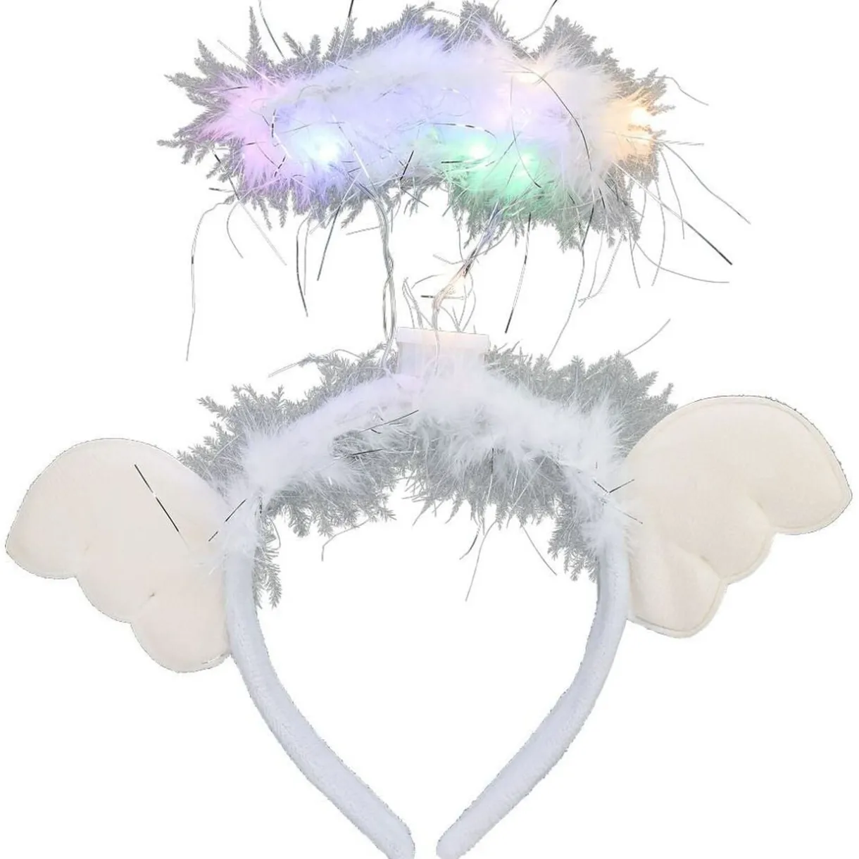 Serre-tête ange à LED multicolore < Gifi Online