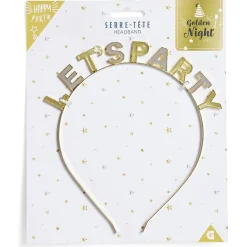 Serre-tête anniversaire Happy Birthday thème nuit < Gifi New