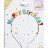 Serre-tête anniversaire Happy Birthday thème candy