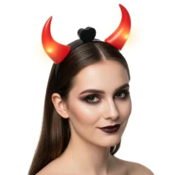 Serre-tête corne de diable lumineux < Gifi Best