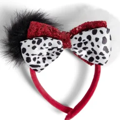 Serre-tête Disney Cruella adulte rouge noir blanc 18x18cm < Gifi Hot