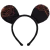 Serre-tête Disney Mickey oreilles motif toile d'araignée noir et orange < Gifi Online