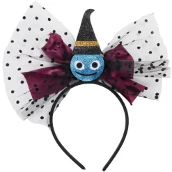 Serre-tête enfant Halloween chauve-souris lumineux avec noeud papillon < Gifi
