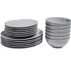 Service vaisselle gris 18pcs