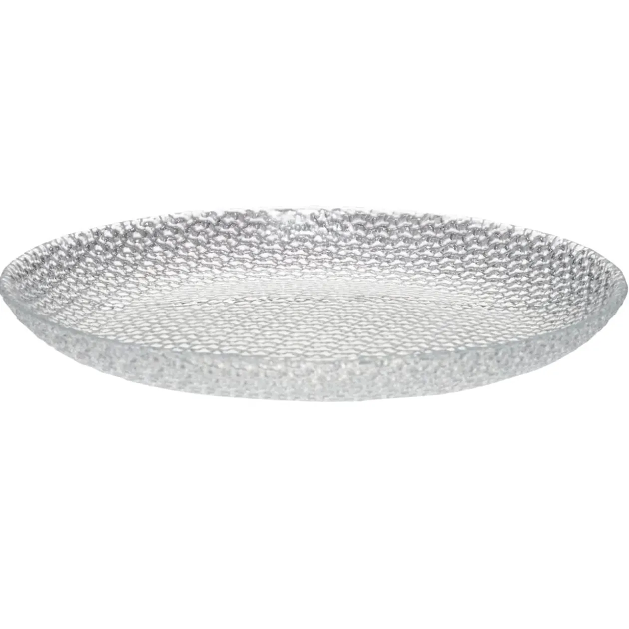 Service à vaisselle 12 pièces porcelaine relief transparent