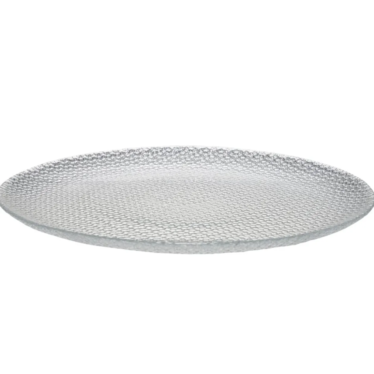 Service à vaisselle 12 pièces porcelaine relief transparent