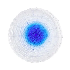 Service à vaisselle verre bicolore 18 pièces (4 modèles)