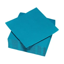 Serviette carrée bleu canard 2 plis en papier x40 < Gifi Hot