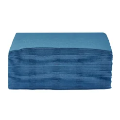 Serviette carrée bleu canard 2 plis en papier x40 < Gifi Hot