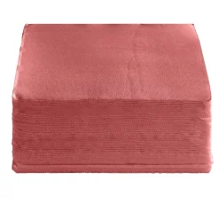 Serviette carrée rouge 2 plis en papier x40 < Gifi Clearance