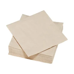 Serviette carré unie blanc lin 2 plis en papier x50 < Gifi Sale