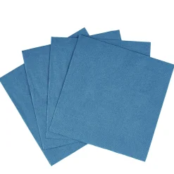 Serviette carré unie bleu canard 2 plis en papier x50 < Gifi Clearance