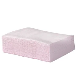 Serviette carré unie rose pâle 2 plis en papier x50 < Gifi New