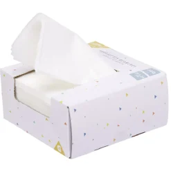 Serviette cocktail jetable carré blanc x100 < Gifi Online