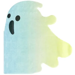 Serviette de table Halloween fantôme bleu et jaune x12 < Gifi Online