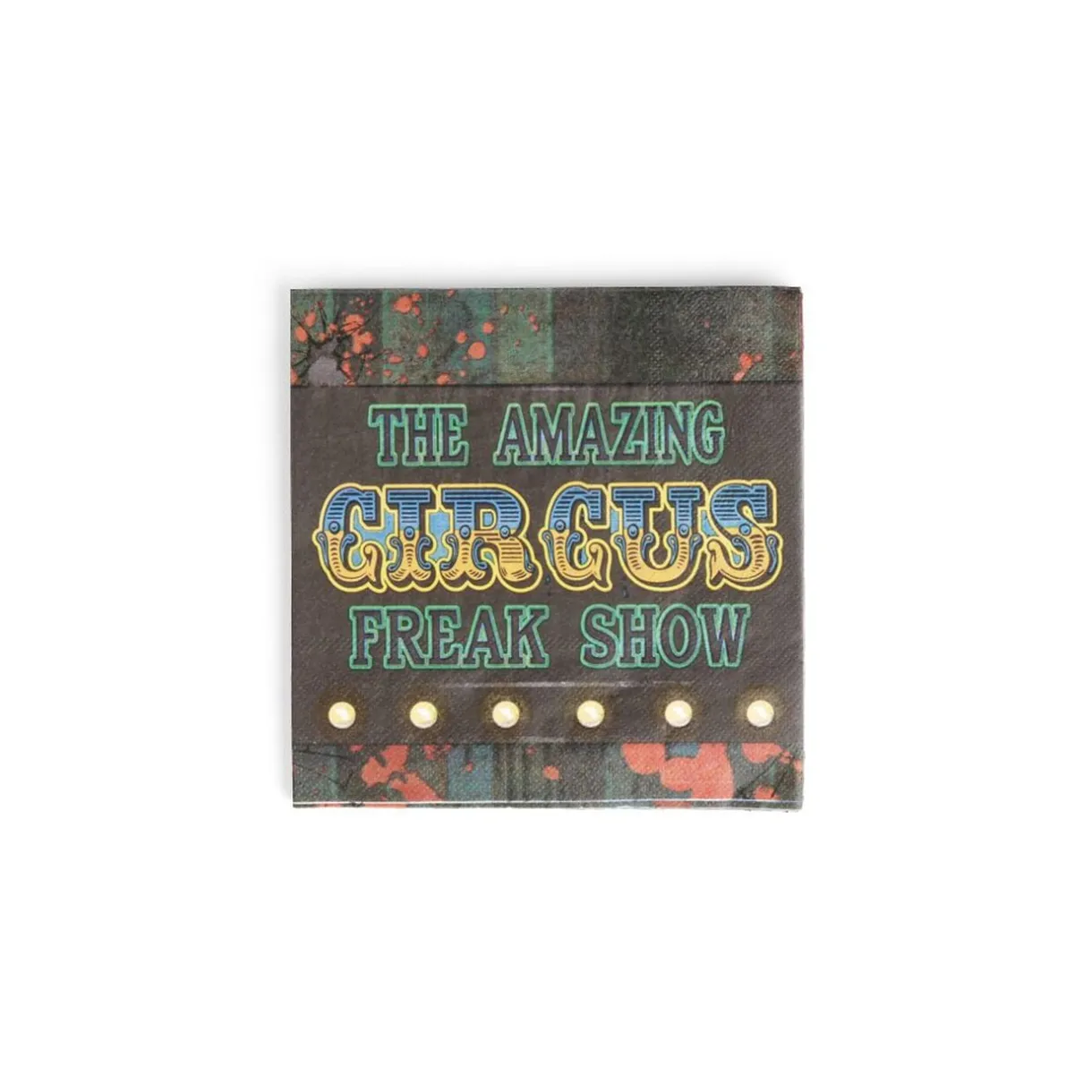 Serviette de table Halloween cirque Freak Show x16 < Gifi Hot
