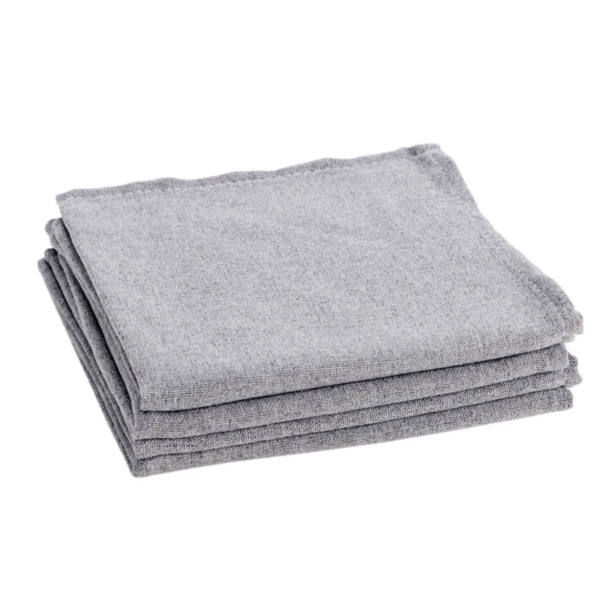 Serviette de table x4 effet lin 40x40cm (3 modèles)