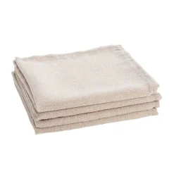 Serviette de table x4 effet lin 40x40cm (3 modèles)