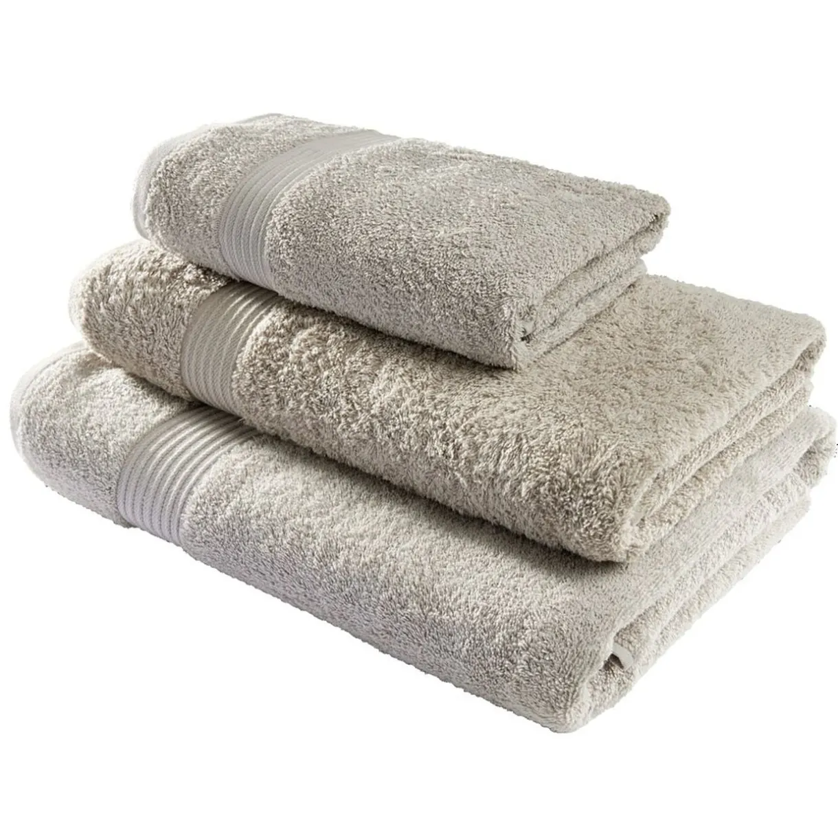 Serviette de toilette 50x90cm coton vert céladon