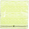 Serviette en papier Gipsy motif géométrique vert et blanc x20