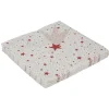 Serviette en papier motif étoile filante rouge x 20