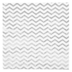 Serviette en papier motif zig zag noir et blanc x 16 < Gifi Online