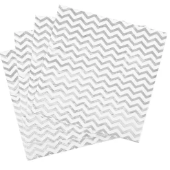 Serviette en papier motif zig zag noir et blanc x 16 < Gifi Online