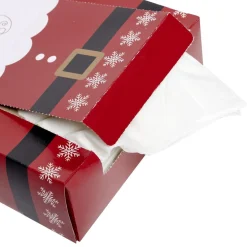 Serviette en papier x100 dans boîte Père Noël