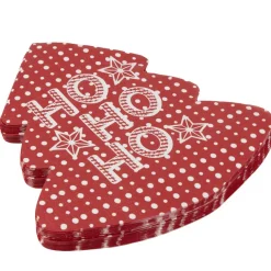 Serviette en papier X20 pcs forme sapin imprimé