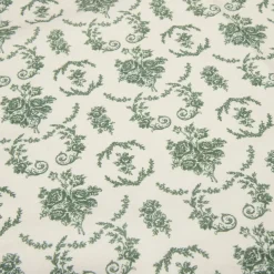 Serviette en tissu X4 pcs imprimé toile de Jouy L45X45 cm vert < Gifi New