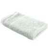 Serviette invité 30x50cm coton vert céladon < Gifi Outlet