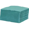 Serviette jetable 25x25 cm uni vert émeraude x40