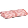 Serviette microfibre corail