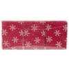 Serviette origami en papier rouge x12