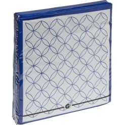 Serviette papier blanche motif rosace bleu x20 < Gifi Clearance