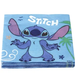 Serviette papier Disney Stitch x20 bleue < Gifi Clearance