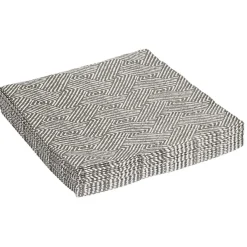 Serviette papier motif géométrique blanc et noir 33x33cm 3 plis x20