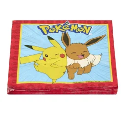 Serviette papier Pokémon x20 carrée 16,5x16,5cm < Gifi Hot