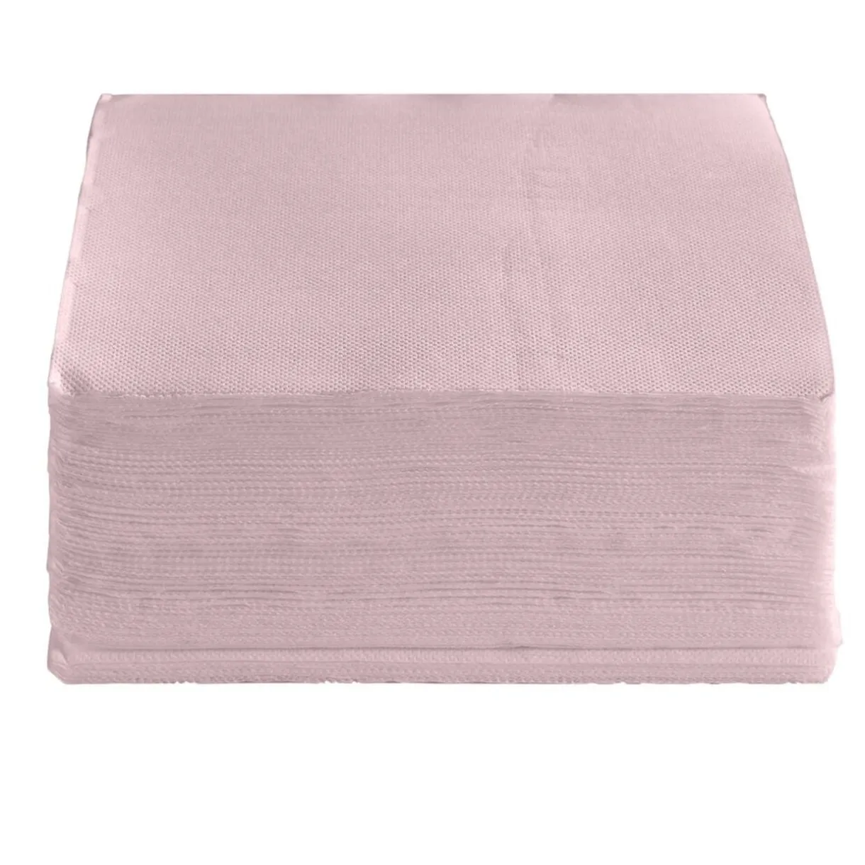 Serviette papier tex touch 38x38cm rose clair x40 < Gifi Online