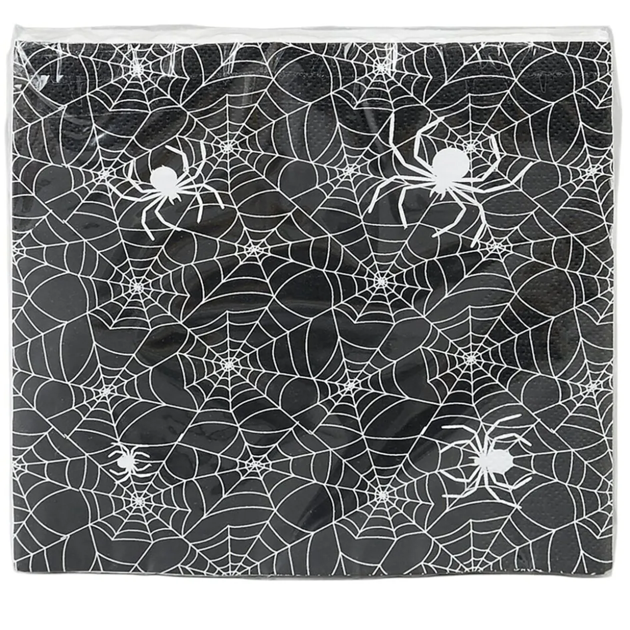 Serviette papier x20 Halloween toile d'araignée 33x33cm