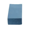 Serviette range couverts 40cm bleu canard x20