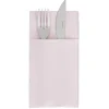 Serviette range couverts 40cm rose pâle x20 < Gifi